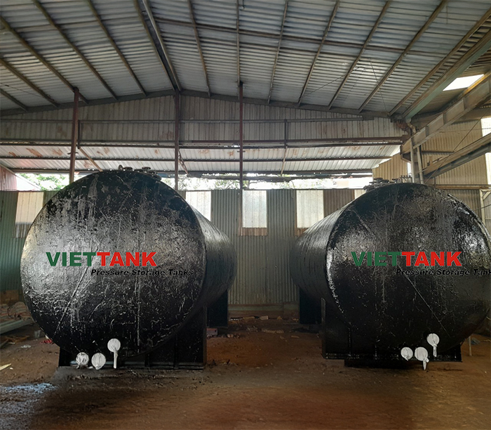 Bồn Dầu chôn ngầm 50m³ - Bồn dầu dự trữ cho máy phát điện - VIETTANK
